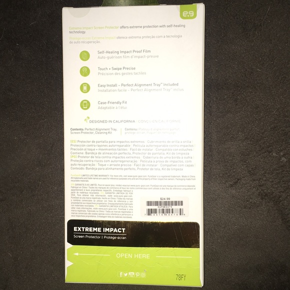 Extreme Impact Screen Protector IPhone X/Xs - Picture 2 of 2